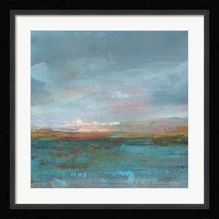 Framed Open Water Sunrise Print