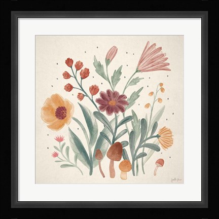 Framed Cottage Botanical II Print