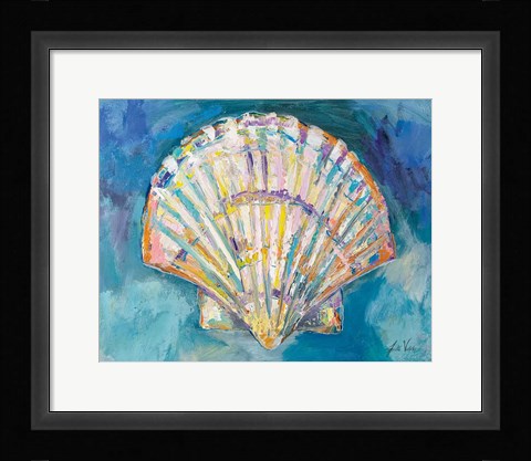 Framed Scallop Shell Print