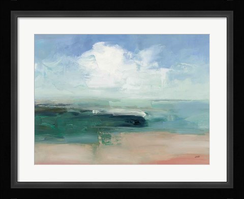 Framed Big Clouds from the Shore Print