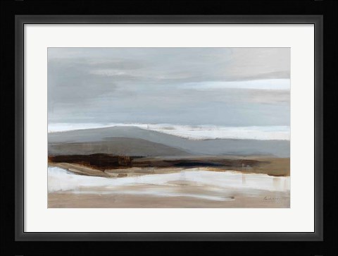 Framed January Landscape Print