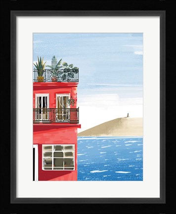Framed Las Palmas I Print