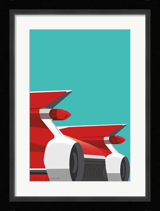 Framed Vintage Car IV Print