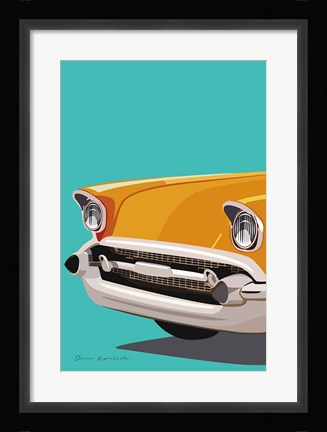 Framed Vintage Car II Print
