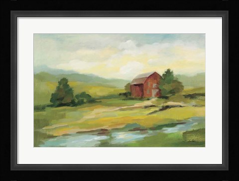 Framed Springtime Farm Print
