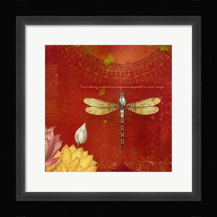 Framed Creative Visualization I-Express Myself Print