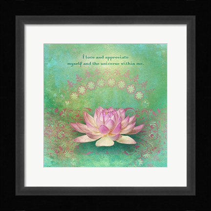 Framed Creative Visualization X-Universe Within Print