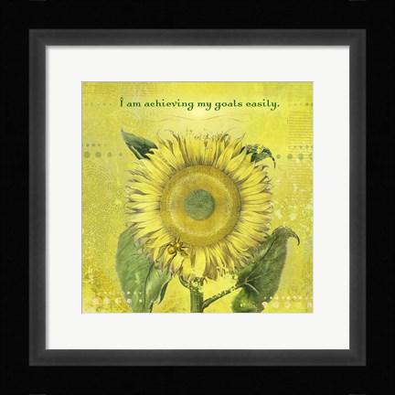 Framed Creative Visualization XVIII-Goals Print