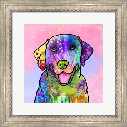 Framed Colorful Pets IV Print