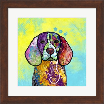 Framed Colorful Pets V Print