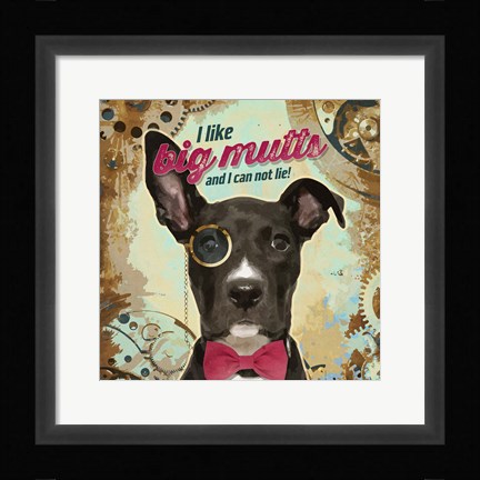 Framed Pet Sentiment II-Big Mutts Print