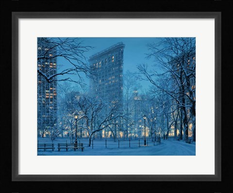 Framed Winter Icon Print