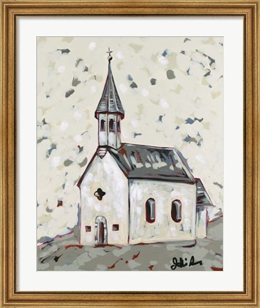 Framed Here is the Steeple Print