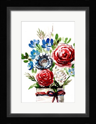 Framed Proud to be an American II Print