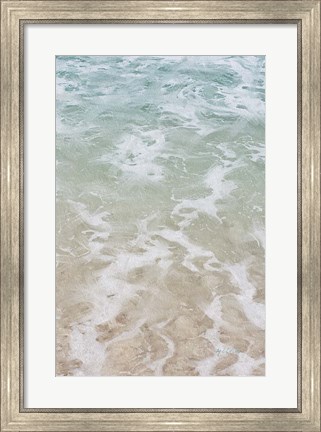 Framed Beach Shore I Print