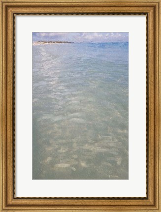 Framed Beach Shore IX Print