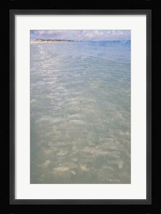 Framed Beach Shore IX Print