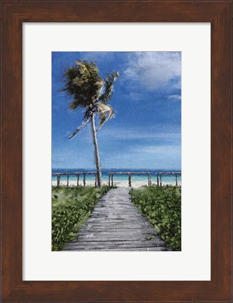 Framed Beach Shore X Print