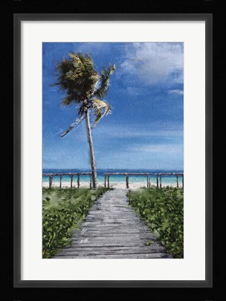 Framed Beach Shore X Print