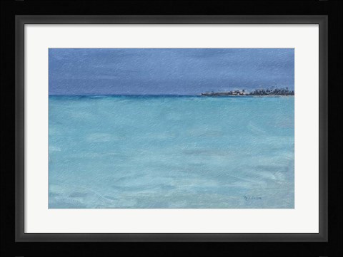Framed Beach Shore XII Print