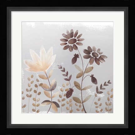 Framed Soft Nature Cream I Print