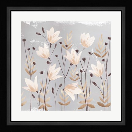Framed Soft Nature Cream III Print