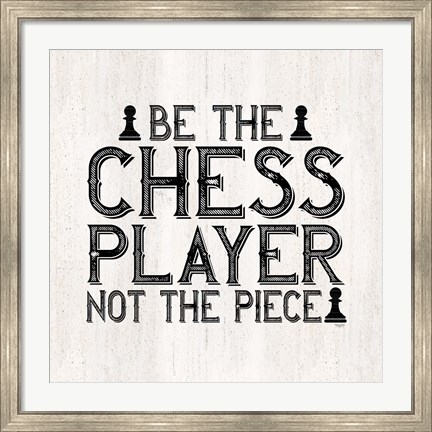 Framed Chess Sentiment I-Player Print