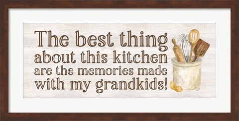 Framed Grandparent Life Panel V-Memories Print