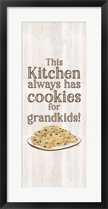 Framed Grandparent Life Vertical I-Cookies Print