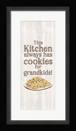 Framed Grandparent Life Vertical I-Cookies Print