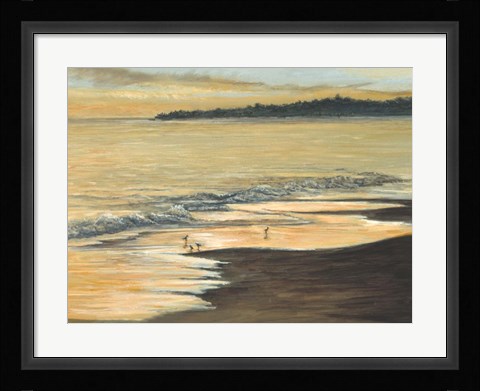 Framed Coastline Print
