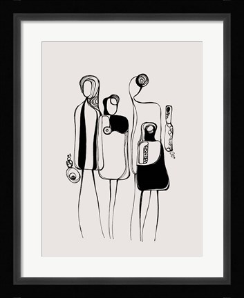 Framed Pod People Amis Print