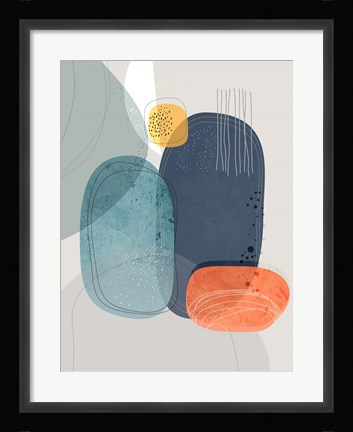 Framed Rock Faces Print