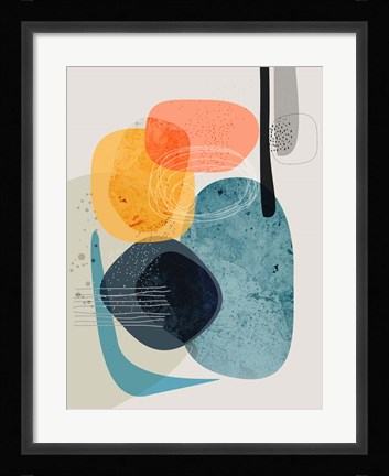 Framed Rocks Duo 2 Print