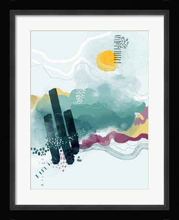 Framed Seafoam Print