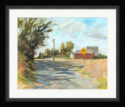 Framed Dry Slough Road Print