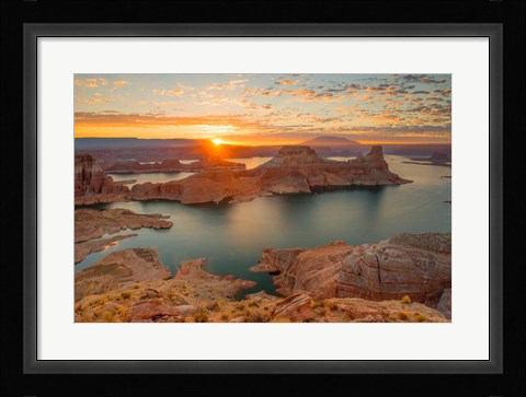 Framed Gunsight Sunrise Print