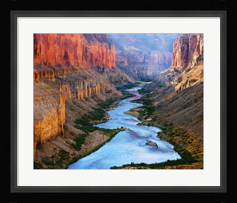 Framed Mile 52 Colorado River Print