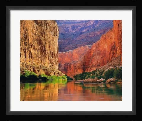 Framed Red Wall Gorge Print