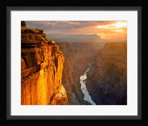 Framed Toroweap Sunrise Print
