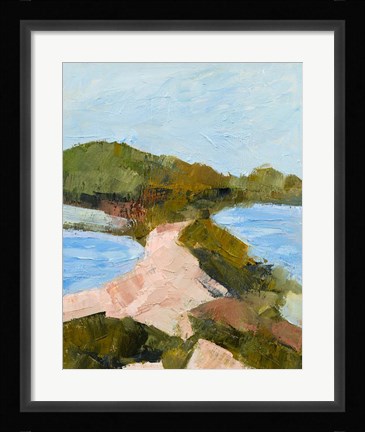 Framed Edge of the Ocean Print