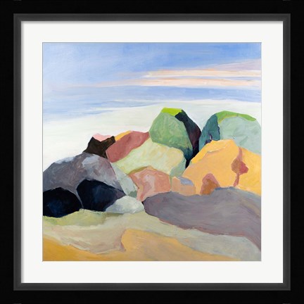 Framed Rockscape Print