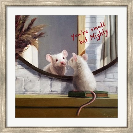 Framed Mighty Mouse Print