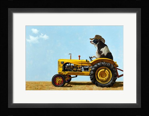 Framed Uncommon Cowboy Print
