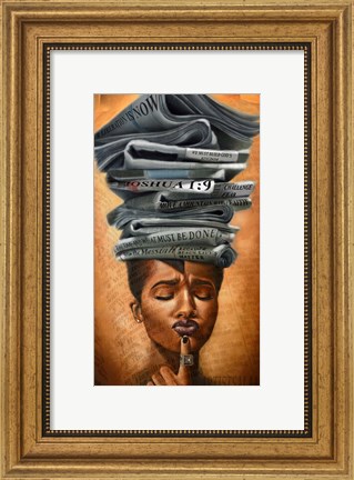 Framed Liberated Thoughts Print