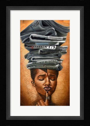 Framed Liberated Thoughts Print