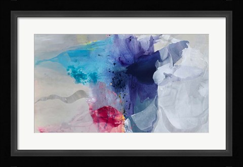 Framed Even Fire Needs Air Print