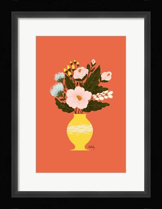 Framed Happy Flowers Print