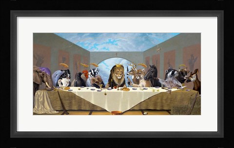 Framed Last Supper Print