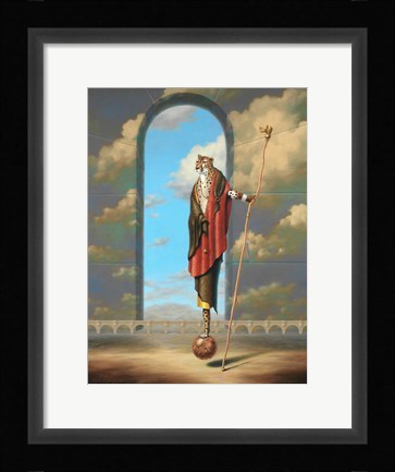 Framed Monty Ridd Cheetah The Visionary Print